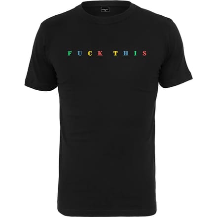 Mister Tee - Fuck This Heren T-shirt - S - Zwart