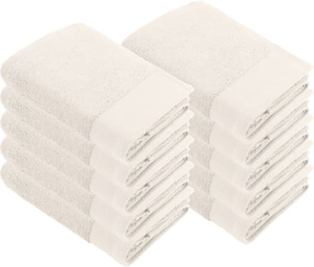 Walra Handdoek Soft Cotton Kiezelgrijs 50 x 100 cm - Set van 10