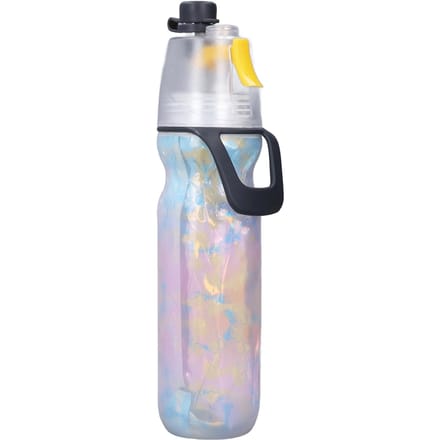 Bouteille d'eau brumisateur PE Spray brumisateur Bouteille d'eau de sport Réutilisable Rafraîchissante Bouteille à boire avec Double white