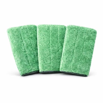 3x NanoPro Glover MicrovezelHandschoen/Schoonmaakdoek/Groen/24x18cm