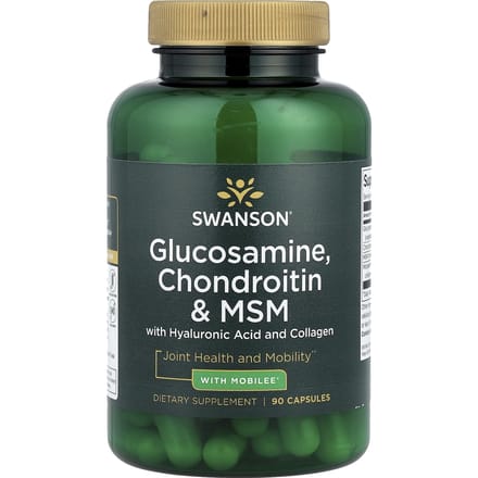 Bevat Glucosamine, Chondroïtine en MSM, Hyaluronzuur en Collageen, 90 capsules