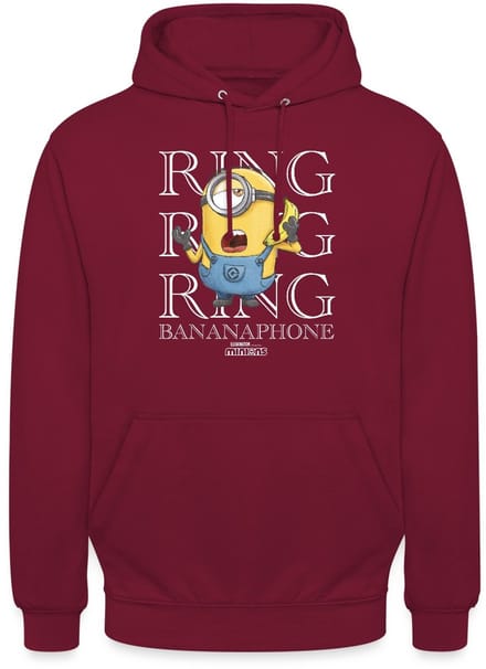 Minions Ring Bananaphone Ringen Hoodie Unisex
