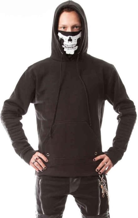 Heartless Vanish Hood Heren Trui met capuchon - zwart - L