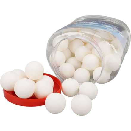 60pcs Balle de Tennis de Table Professionnelle Standard Haute Performance Haute Élasticité Balle de Tennis de Table white