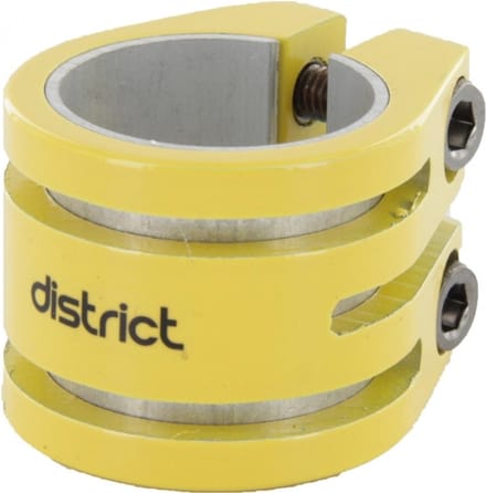 District Double lightweight clamp Yellow