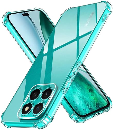 Hoesje geschikt voor HONOR X8c - Techsuit Shockproof Silicone Back Cover - Transparant