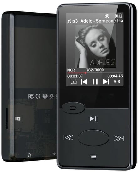 SNJY® MP3 Speler Bluetooth - MP4 Speler - Muziek Speler - 32GB - Zwart