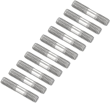 Dubbele Schroeven M4 Draad 20mm Lengte, 20 Stuks, RVS, Voor Thuisreparaties en Klussen
