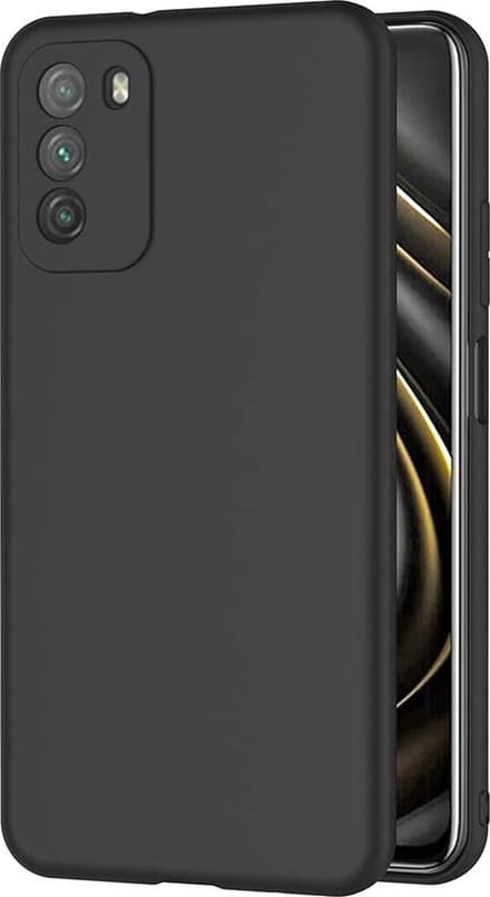 Hoesje Geschikt voor Xiaomi Poco M3 - Zwart Siliconen Case