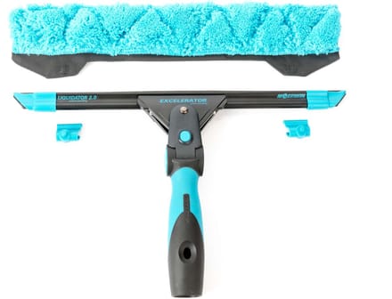 Excelerator & F*LIQ Compleet - Moerman - 45 cm - Zwart/turquoise