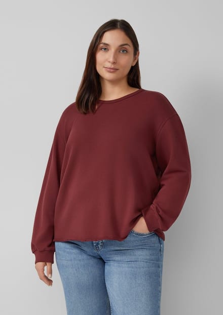 s.Oliver - female - Relaxed sweatshirt met rolzoom