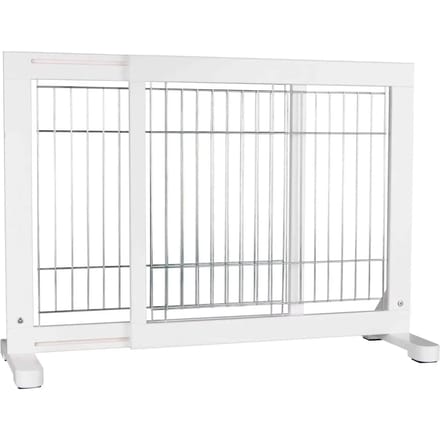 Trixie - Afsluithek - Uitschuifbaar - Wit - 65-108X61 cm