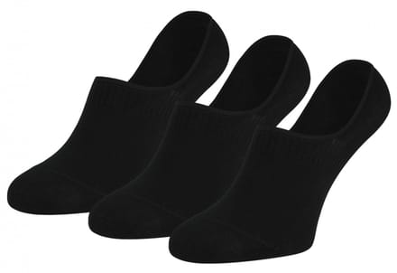 Teckel - Unisex Footies Antislip - 3-Pack - Maat 47/50 - Zwart
