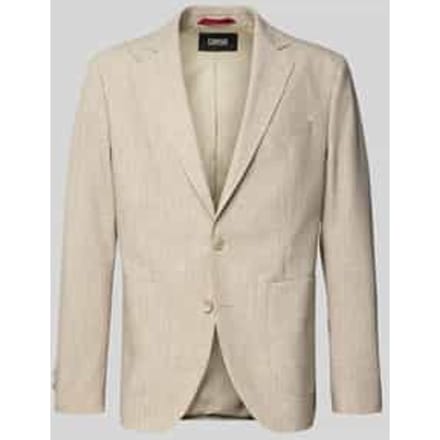 Slim fit 2-knoops colbert met viscose Model 'DATI'