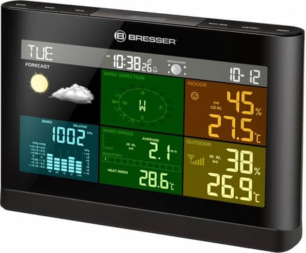 Bresser Weerstation - Basisstation - Compatibel met 7002550 - Zwart