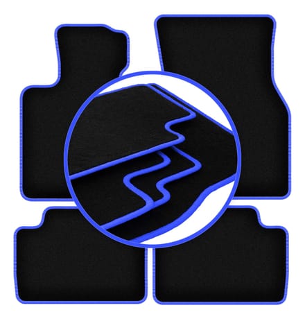 CARLUX-BLUE automatten voor: Mini Cooper F55 5-deurs (2014-)