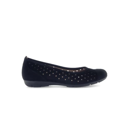 Ballerina's van zacht nubuck dames Gabor