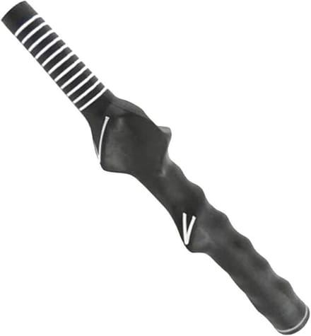 Golf Trainingsgreep - Golf Oefenhulp - Golfswing Verbeteren - Juiste Hand Plaatsing - 26 cm - Zwart/Wit