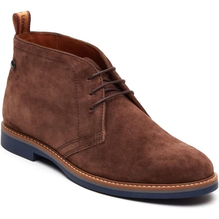 Base London Carlton Chukka Leren Mannen Bruine Boots