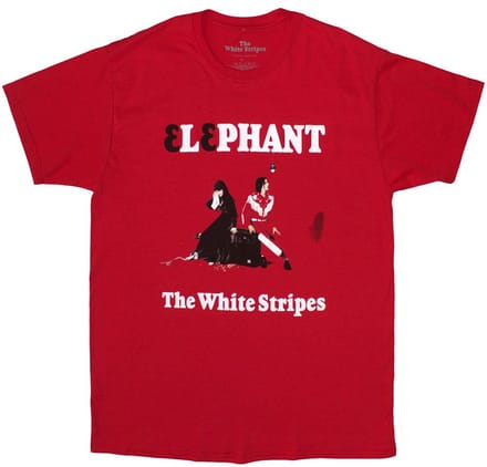 The White Stripes - Elephant Heren T-shirt - XL - Rood