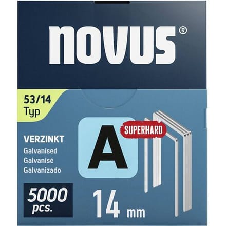 Novus Tools 042-0764 Nieten met fijn draad Type 53 5000 stuk(s) Afm. (l x b) 14 mm x 11.3 mm