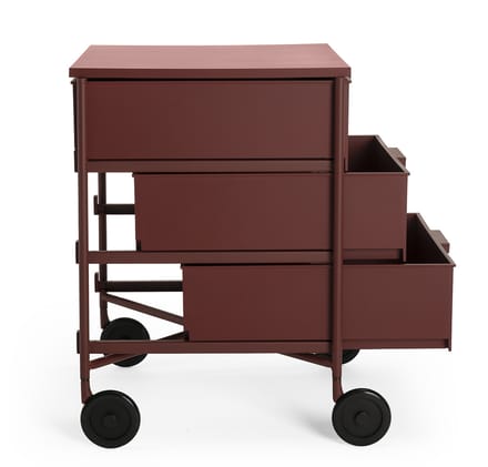 Kartell Mobil 3 Mat - met wielen - pruim
