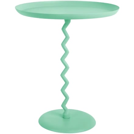 Leitmotiv Bijzettafel Zig Zag - Turquoise - Ø44cm - Scandinavisch