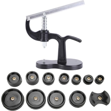 Professionele Horlogereparatieset Horloge Achterdeksel Opener met Fixeerbasis gray