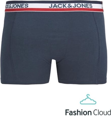 Jack & Jones Jack &Jones Tape Trunks 3 Pack Navy Blazer BLAUW S