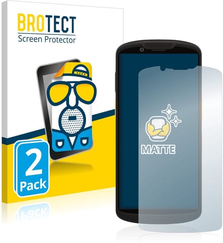 BROTECT - Screenprotector voor Zebra TC58/ TC53 - Folie Beschermfolie matte 2 Stuks