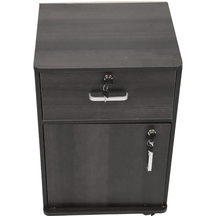 Mobiele Archiefkast Meerdere Laden Stevige Onder Bureau Rollende Archiefkast met Sloten Wielen voor black