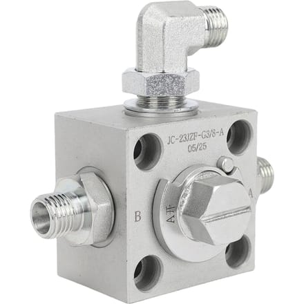 3-weg omstelventiel Mini Graafmachine Gasklepregeling Reserve Onderdelen met Hydraulische Accessoires Schroeven white