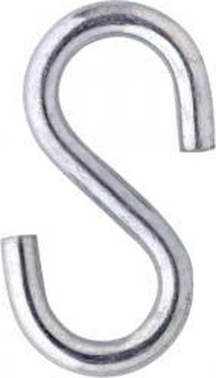 S haak - 35x4mm - 10 stuks