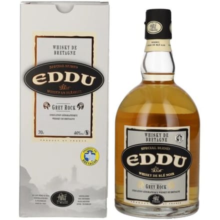 Eddu Grey Rock Whisky Blend 40% Vol. 0,7l in geschenkverpakking