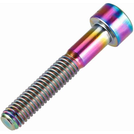 1pc Titane Jeu de Direction Potence Vélo Boulon Fileté M6 Accessoire de Cyclisme (M640 coloré)
