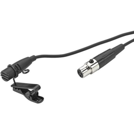Dasspeld Spraakmicrofoon Monacor ECM-402L Zendmethode:Kabelgebonden