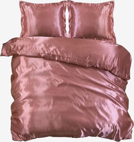 Cozy Covers Dekbedovertrek - 240x200/220 - Glans Satijn - Roze