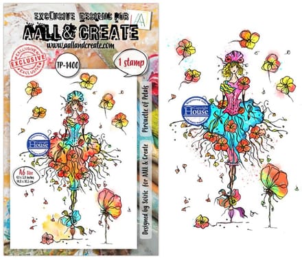 Aall & Create clearstamp A6 - Pirouette of petals