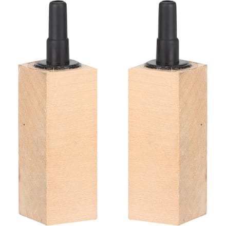2 Pièces/Ensemble Diffuseur Pierre à Air en Bois Naturel pour Aquarium(S) S beige
