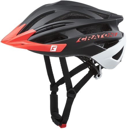 Cratoni Agravic Fietshelm - Maat S/M - (54-58cm) - Zwart Rood