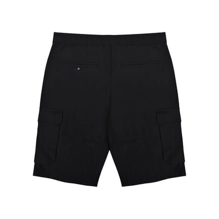 Lambretta Heren Utility SS25 Cargo Shorts (Zwart)