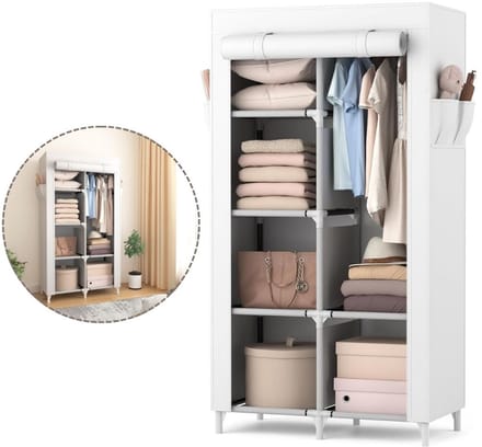 Dressing Kasten - Kledingkast - Kledingkasten Slaapkamer - Organizer - Wit