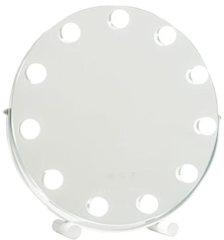 Make-up Spiegel met Verlichting - 11 LED - 3 Lichtmodi - Verstelbare Intensiteit - Touch Control - Verstelbare Positie - 42.5x10x42cm