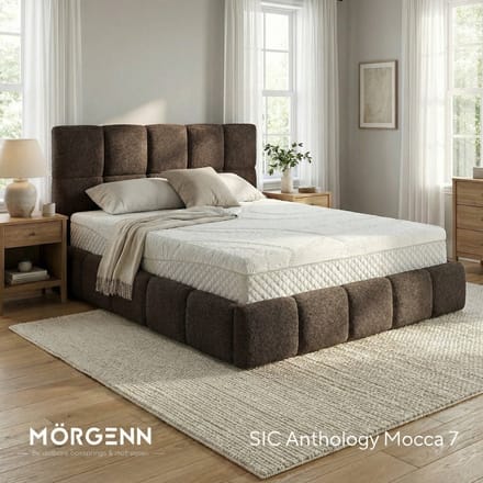 Mörgenn Bedframe Calma - Opbergruimte 34 cm - Mokka - 140x200 - Zonder Matras
