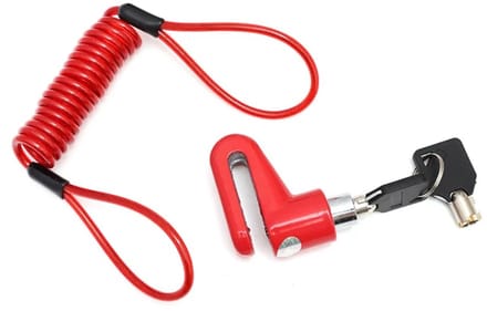 Elektrische Step Schijfremslot – Compatibel met Xiaomi M365 / Pro Modellen, Inclusief Stalen Kabel
