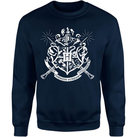 Harry Potter Hogwarts House Crest Sweatshirt - Navy - S