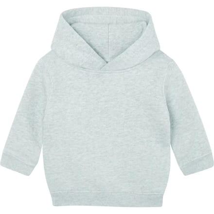 Babybugz Baby Essential Hoodie BZ63 - HEATHER GREY MELANGE - 18-24 Monate
