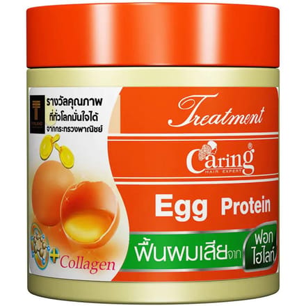 Caring Treatment Egg Protein Hair Treatment 250 ml. 250 ml. white