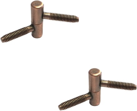 Meubel inboorpaumelle 9x30mm brons 2 stuks