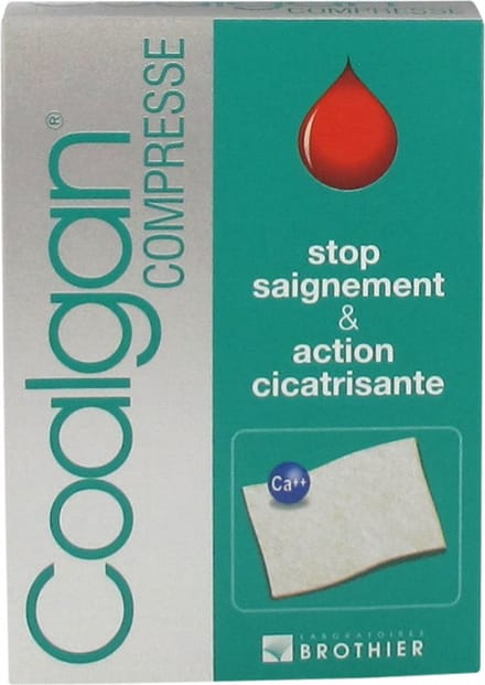 Coalgan Stop Bloeding & Genezing Actie 5 Steriele Kompressen